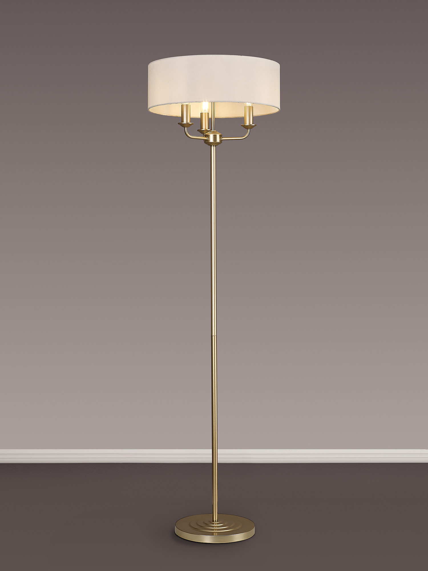 Banyan CG WH Floor Lamps Deco Shaded Floor Lamps